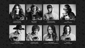 Sophie Pelletier, Dave Monks, Hannah Georgas, k-os, Brett Kissel, Francesco Yates, Kira Isabella, Lee Reit