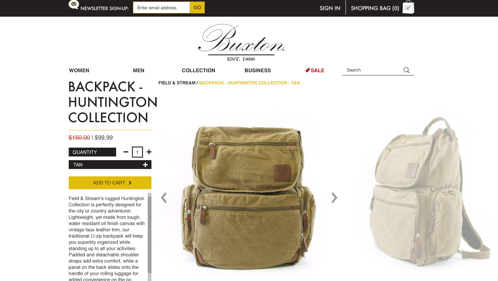 Website re-design • Ecommerce UX